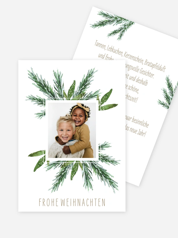 Weihnachtskarte Painted Pine