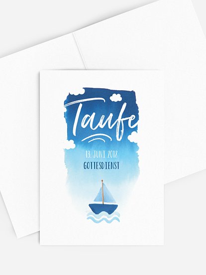 Kirchenheft Taufe Schiffsreise