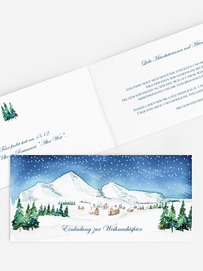 Weihnachtsfeier Winter Village