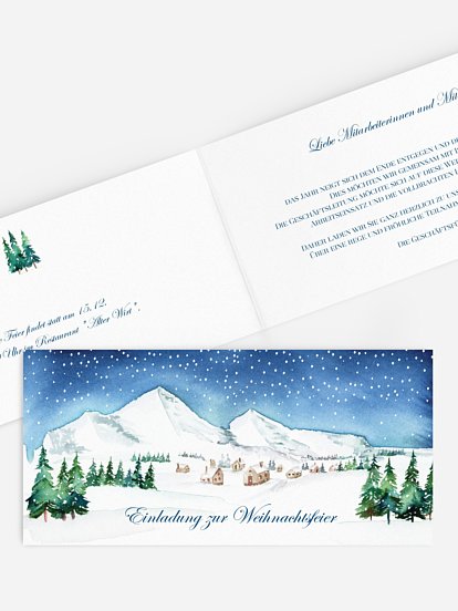 Weihnachtsfeier Winter Village