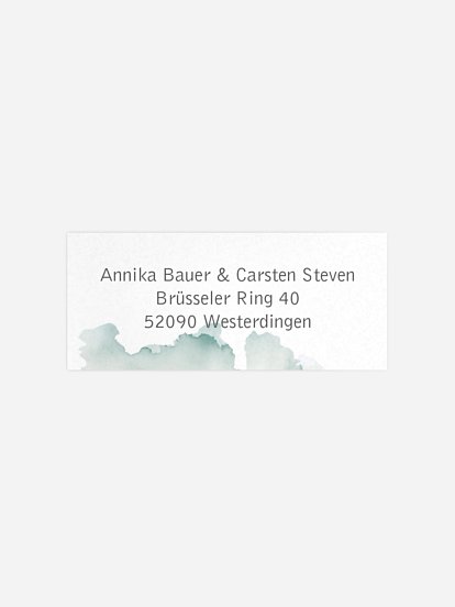 Absenderaufkleber Hochzeit Bella Premium