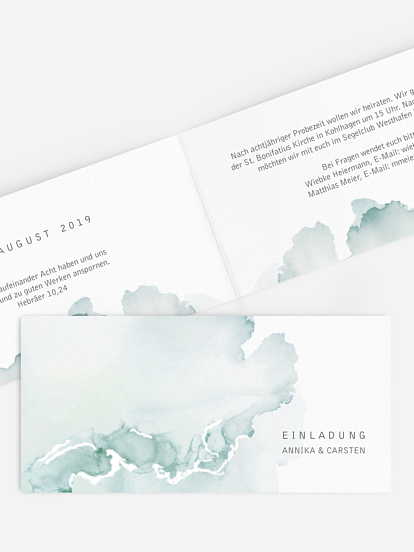 Hochzeitseinladung Bella Premium