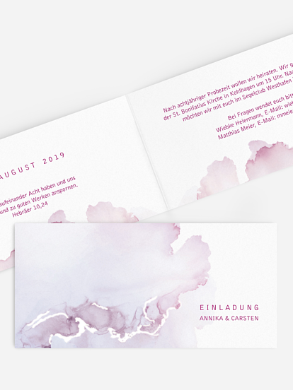 Hochzeitseinladung Bella Premium