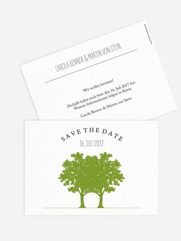Save-the-Date Karte Nature Inspired