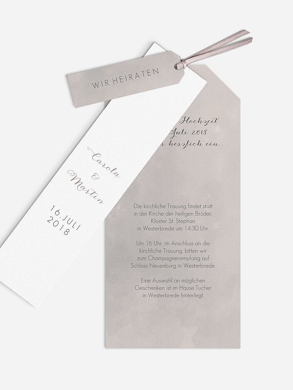 Hochzeitseinladung Artwork