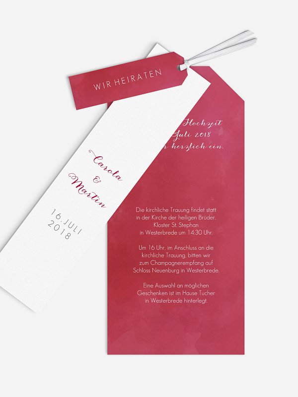 Hochzeitseinladung Artwork