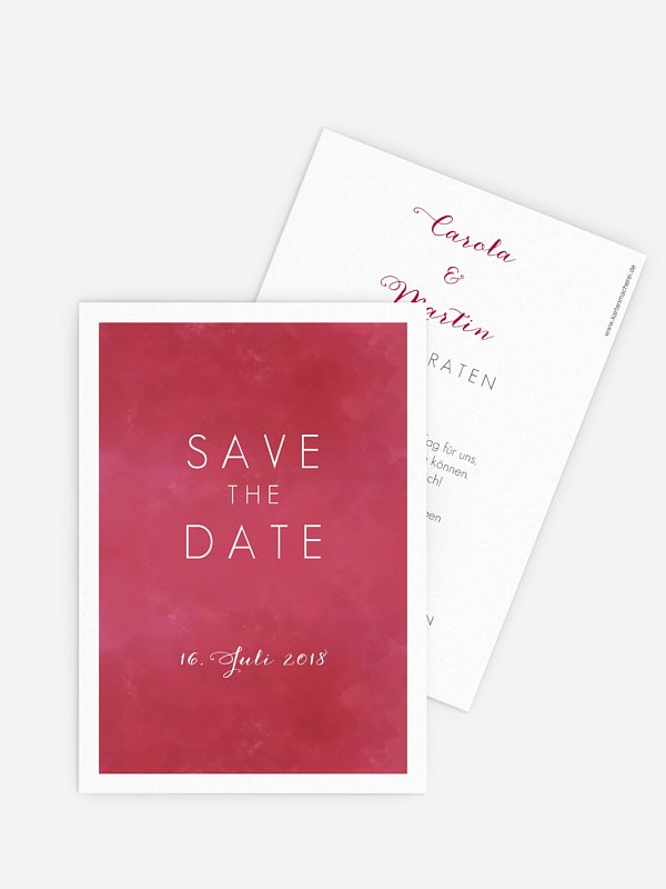 Save-the-Date Karte Artwork