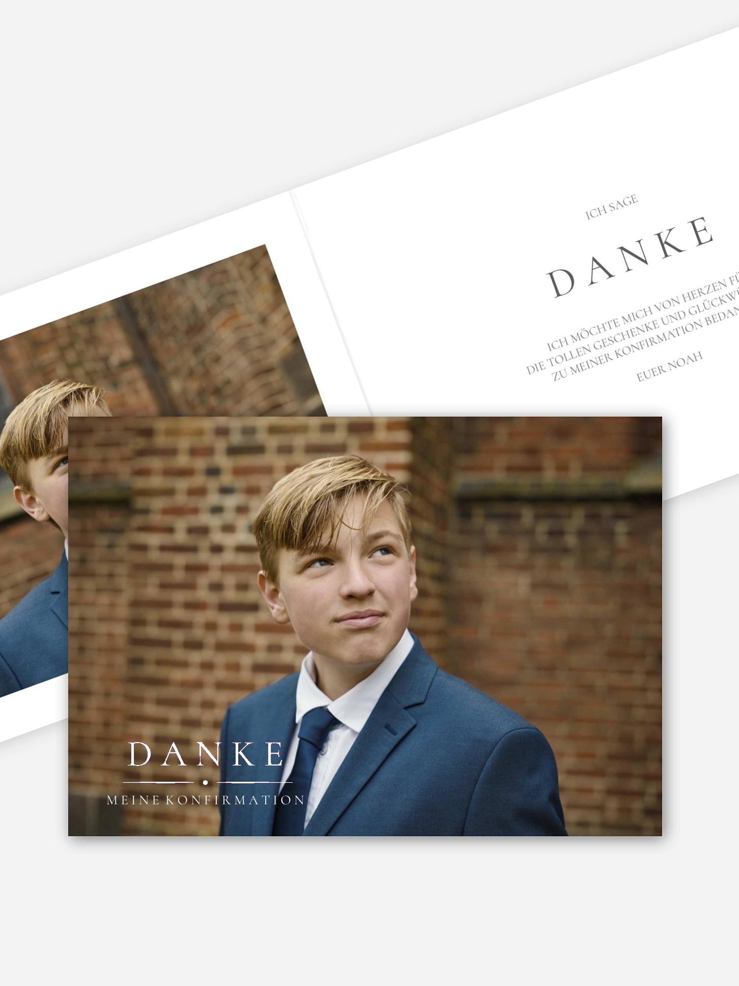 Danksagung Konfirmation Zarte Feinheit
