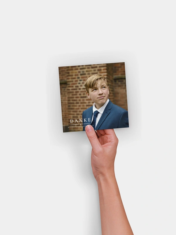 Danksagung Konfirmation Zarte Feinheit