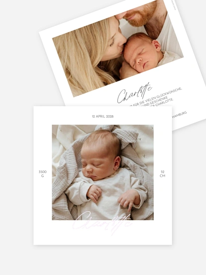 Geburtskarte Morgenkind