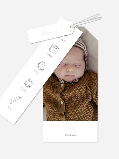 Faire-part naissance Doux câlin