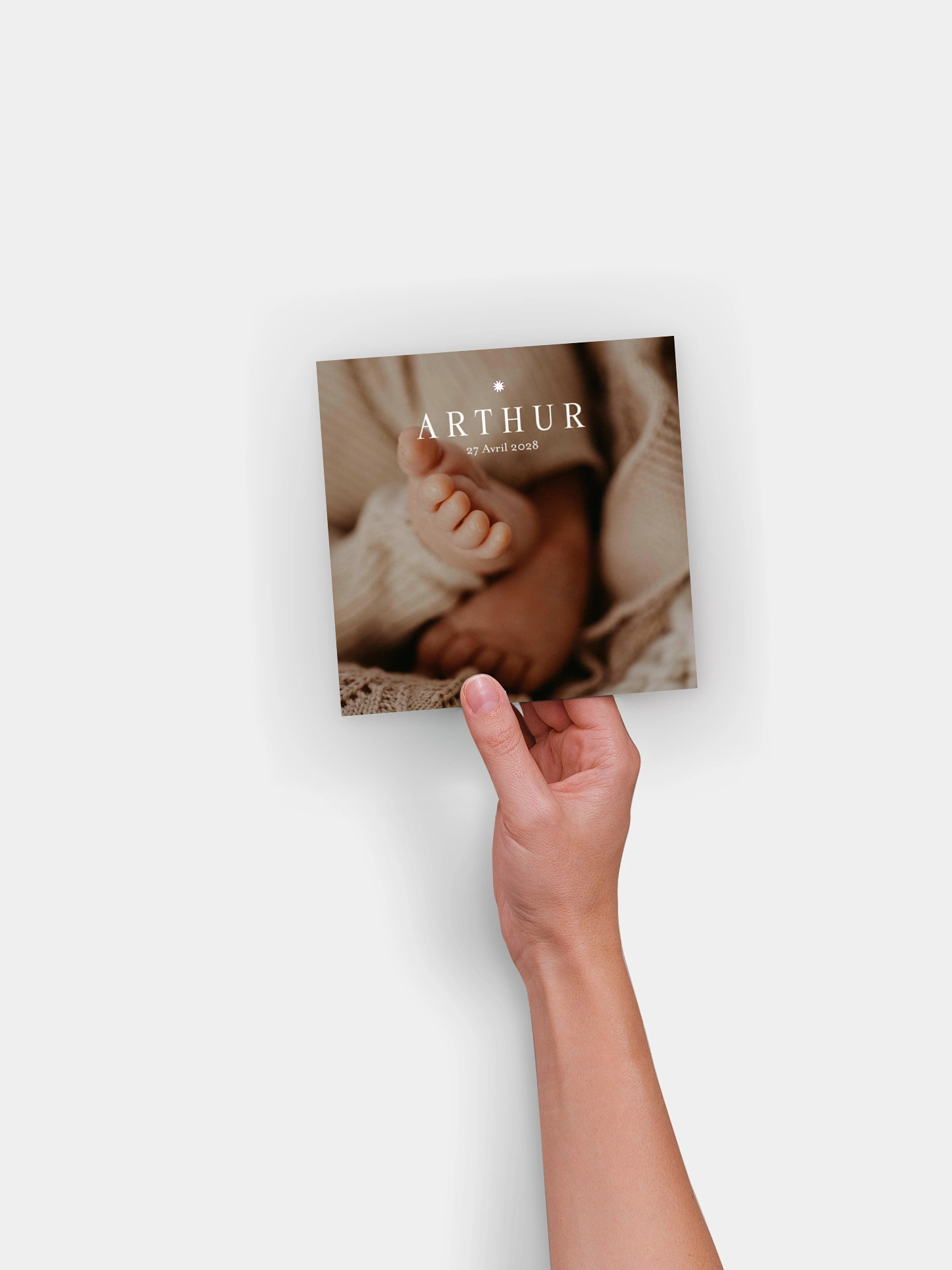 Faire-part naissance Douce étoile