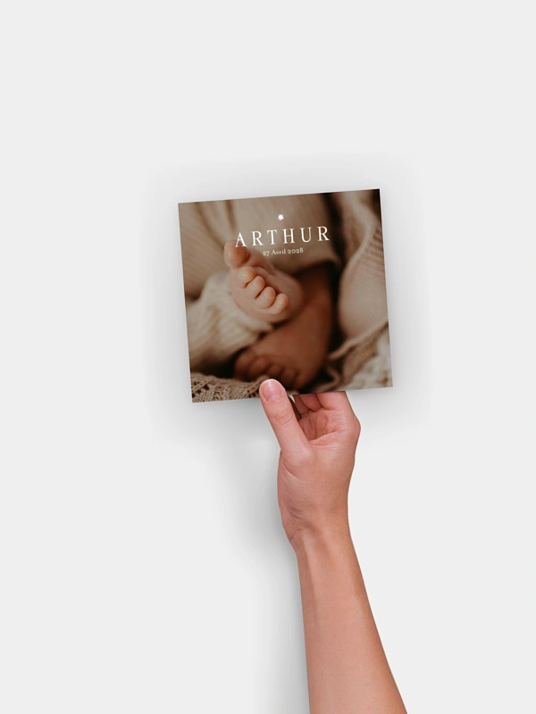 Faire-part naissance Douce étoile