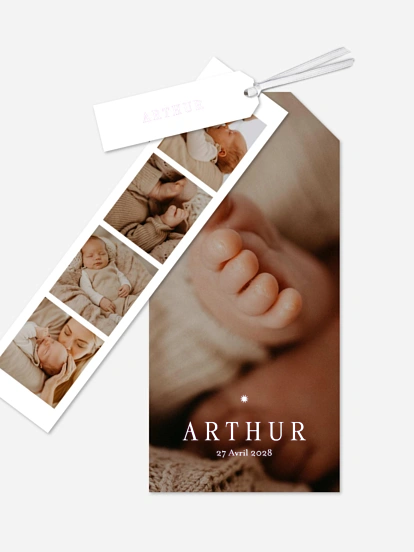 Faire-part naissance Douce étoile