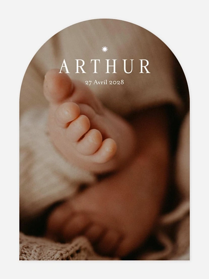 Faire-part naissance Douce étoile