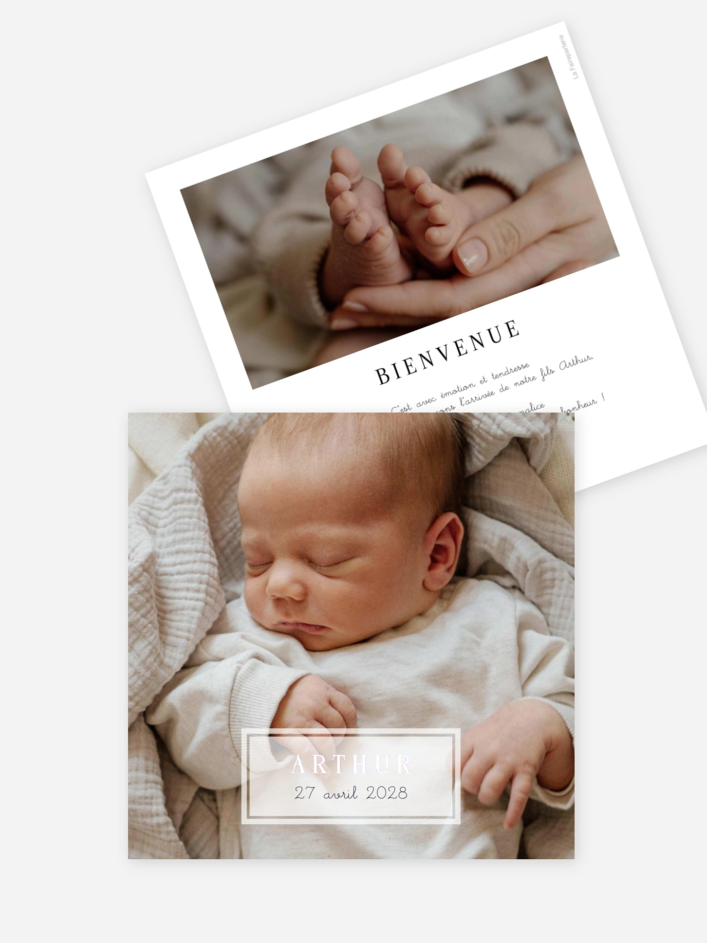 Faire-part naissance Rêve de coton
