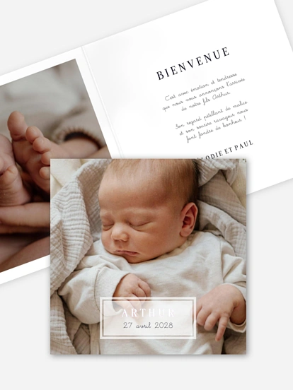 Faire-part naissance Rêve de coton