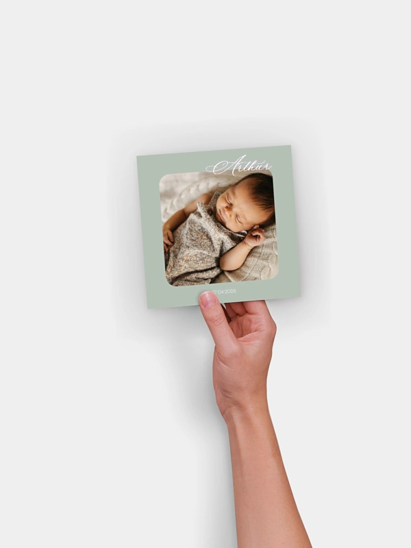Faire-part naissance Douce naissance