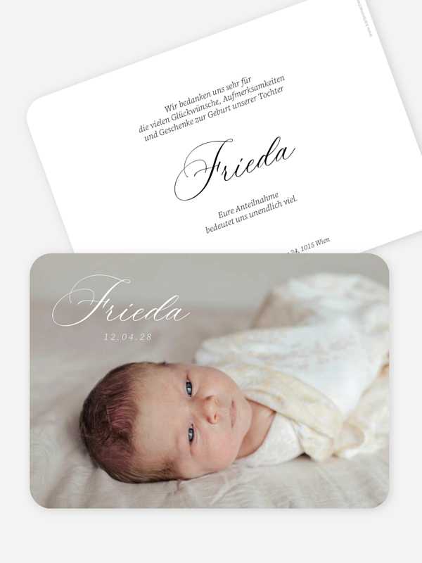 Zarte Handschrift
