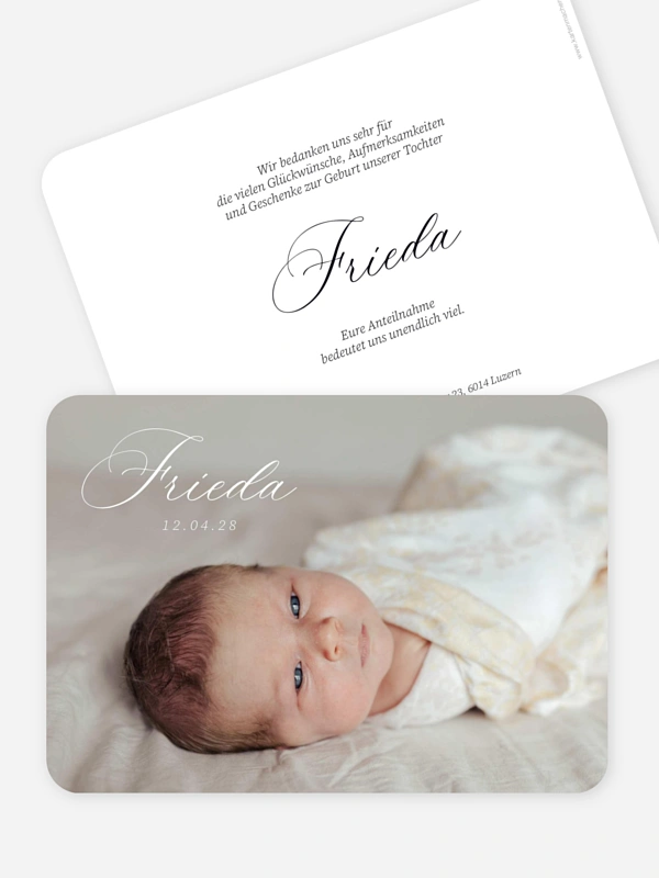 Zarte Handschrift
