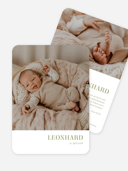 Geburtskarte Schlichtes Wunder