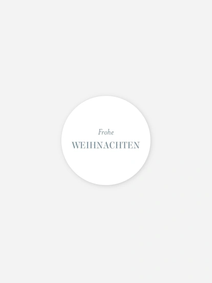 Geschenkaufkleber Weihnachten Schlichtes Wunder