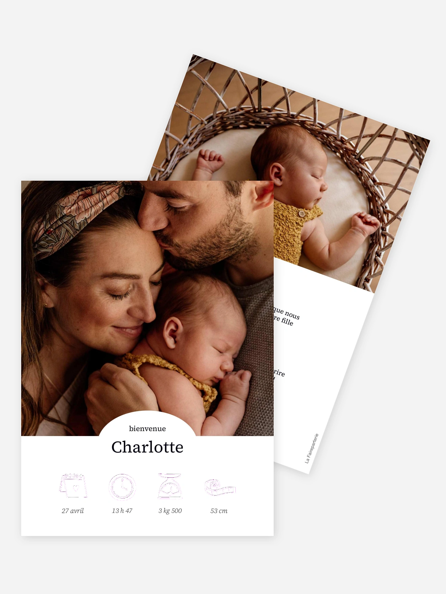 Faire-part naissance Petit bijou