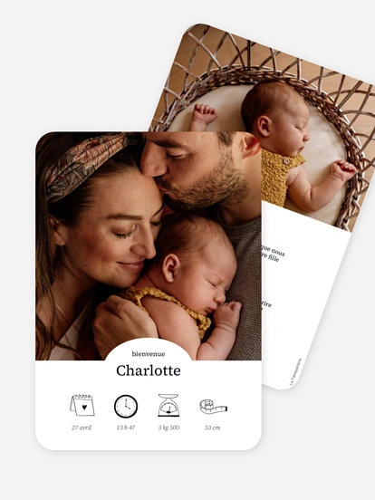 Faire-part naissance Petit bijou