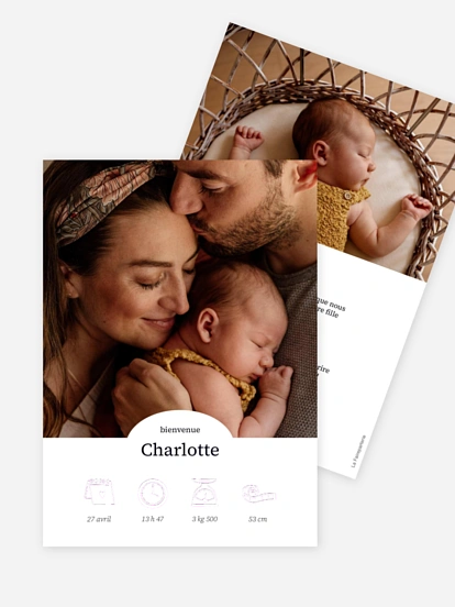 Faire-part naissance Petit bijou