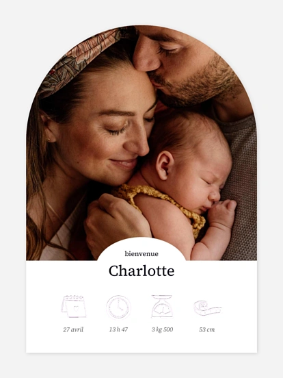 Faire-part naissance Petit bijou