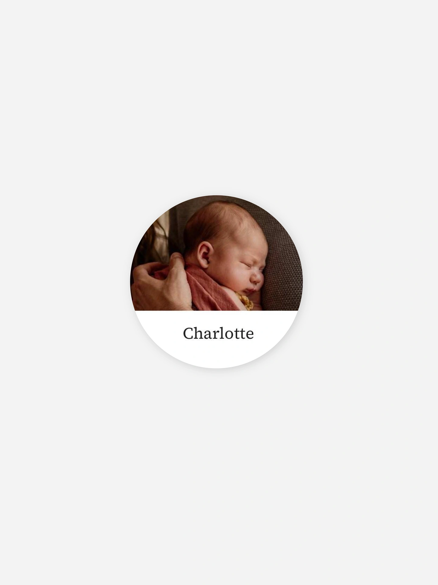 Stickers naissance Petit bijou
