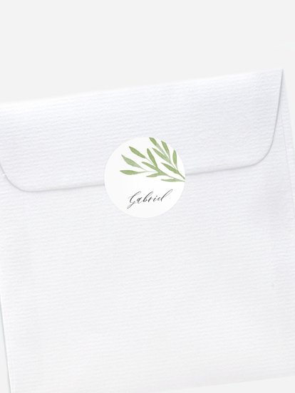 Aufkleber Geburt Zartes Zweigchen