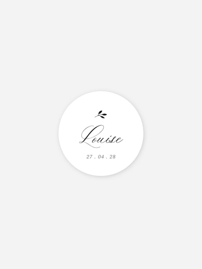 Stickers naissance Petit bourgeon