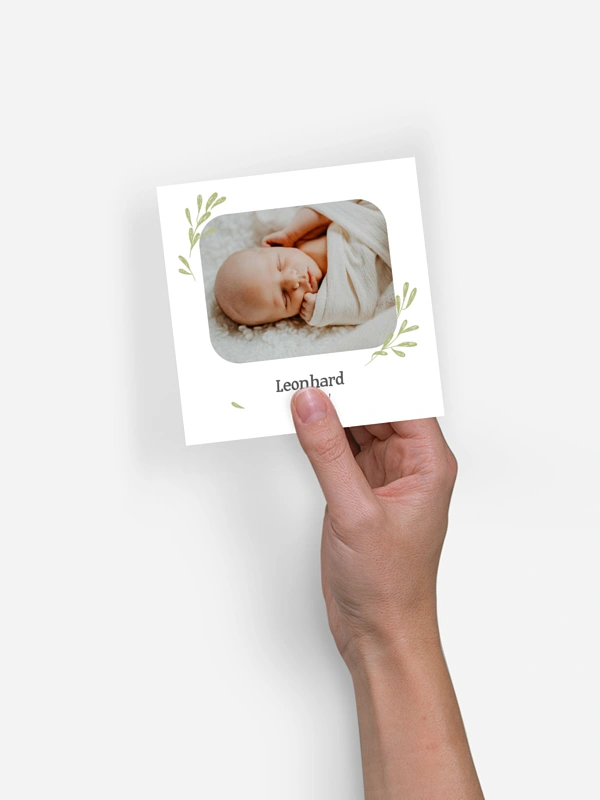 Dankeskarte Geburt Kleiner Tierzauber