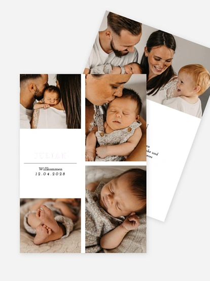 Geburtskarte Willkommensglück