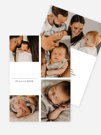 Faire-part naissance Tendre arrivée