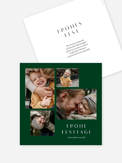 Weihnachtskarte Zuckerwölkchen