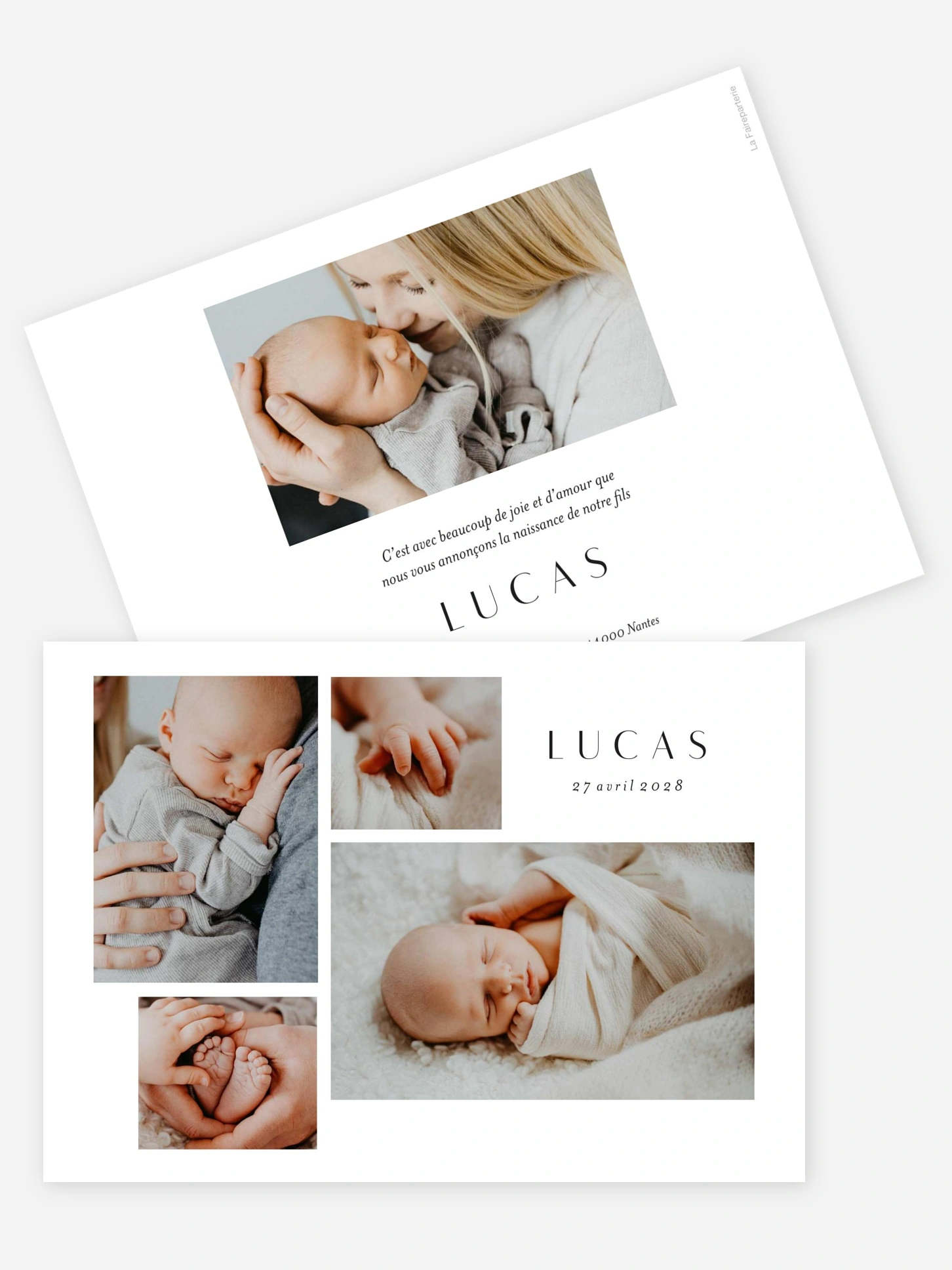 Faire-part naissance Fil de douceur