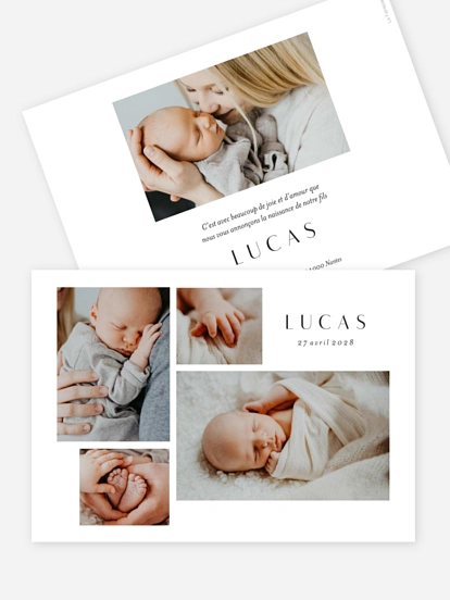 Faire-part naissance Fil de douceur
