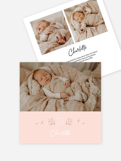 Faire-part naissance Doux cocon