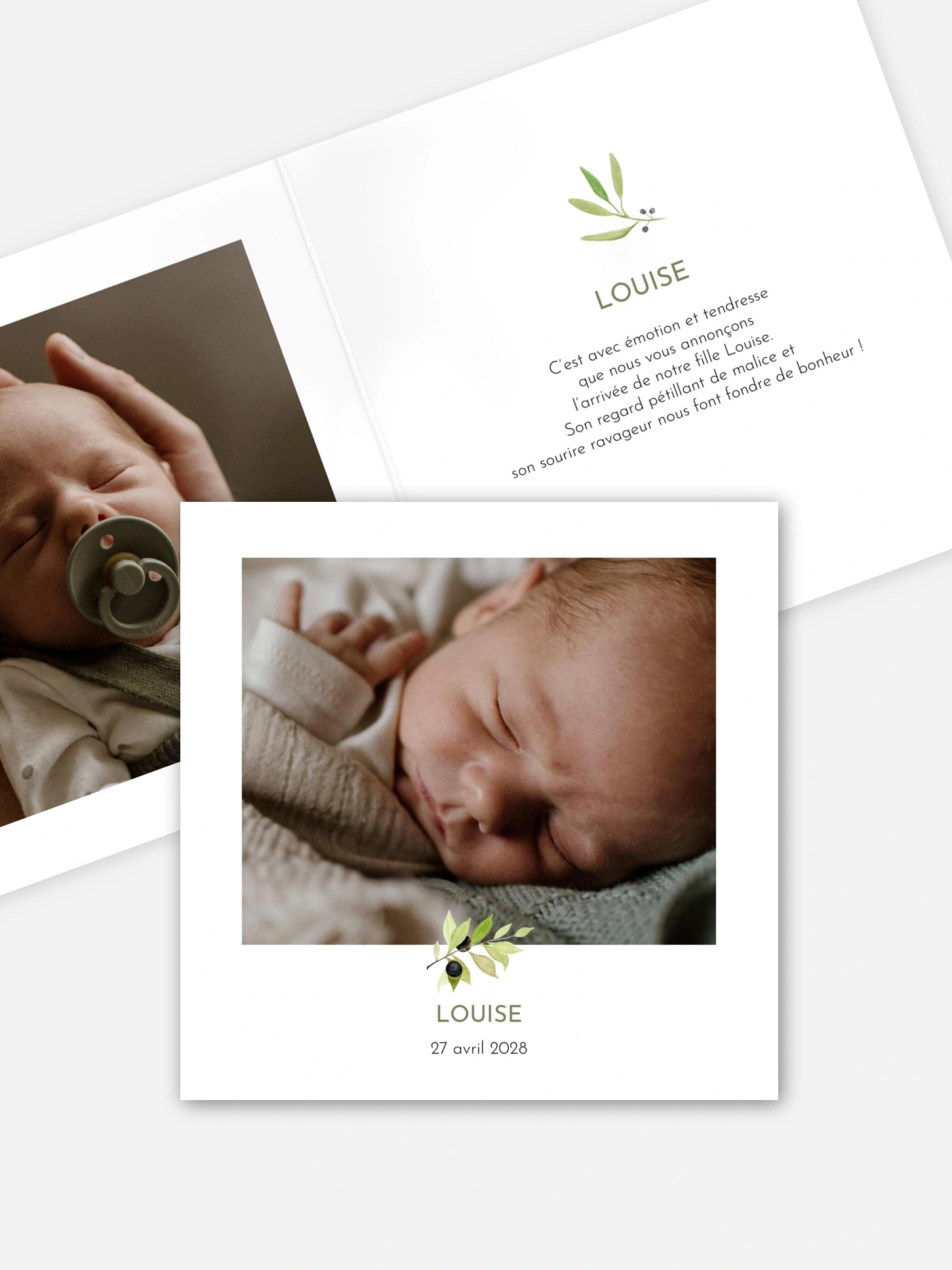 Faire-part naissance Rêve printanier