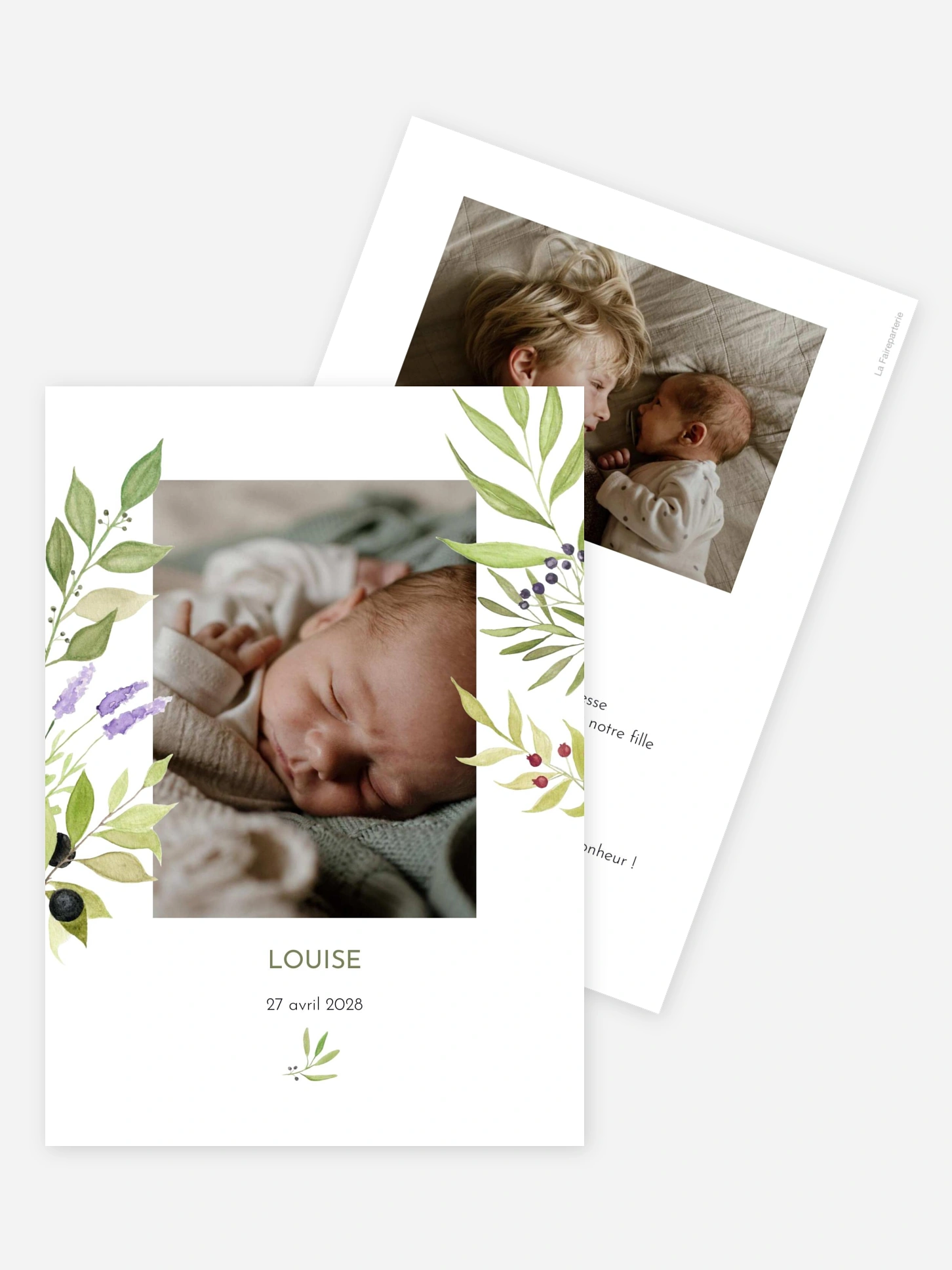 Faire-part naissance Rêve printanier