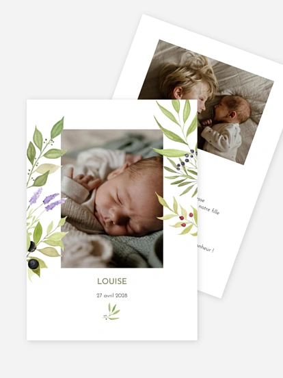 Faire-part naissance Rêve printanier