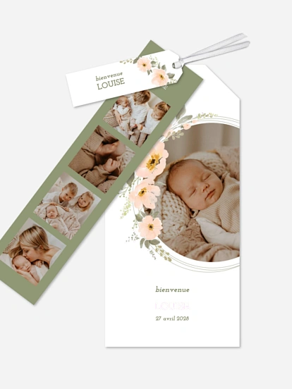 Faire-part naissance Fleurs de Naissance