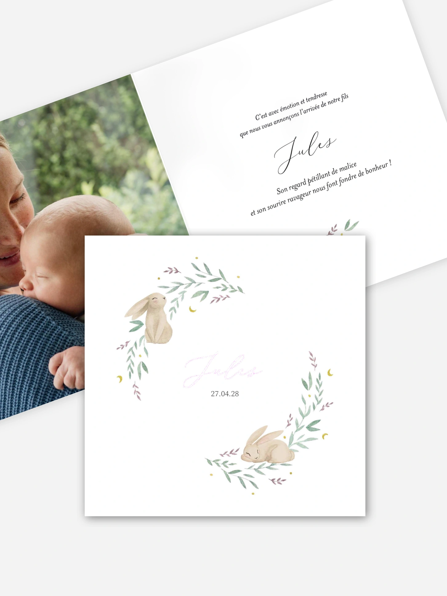 Faire-part naissance Berceuse étoilée
