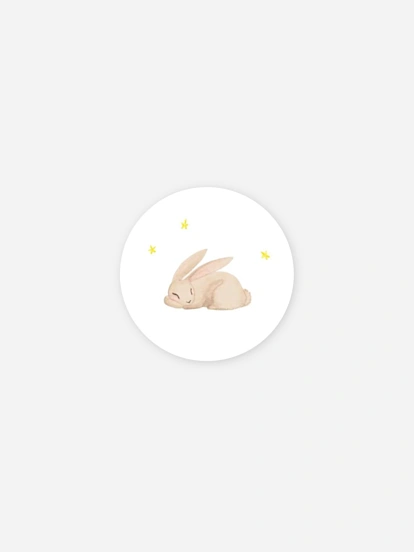 Stickers naissance Berceuse étoilée