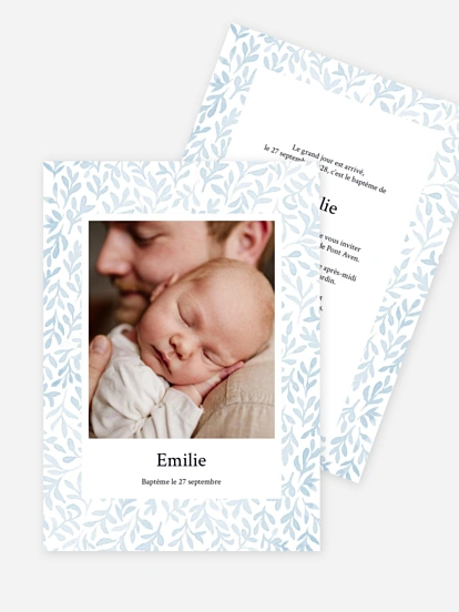 Faire-part baptême Petite harmonie