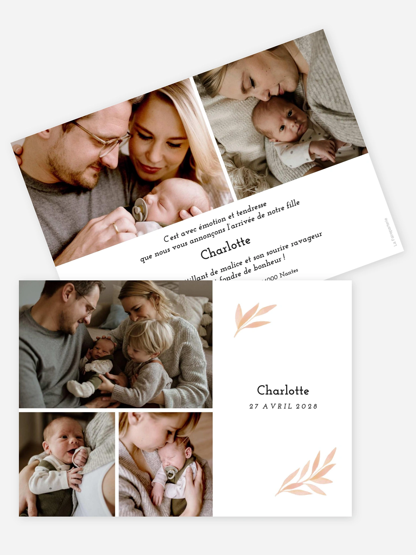 Faire-part naissance Douce Histoire