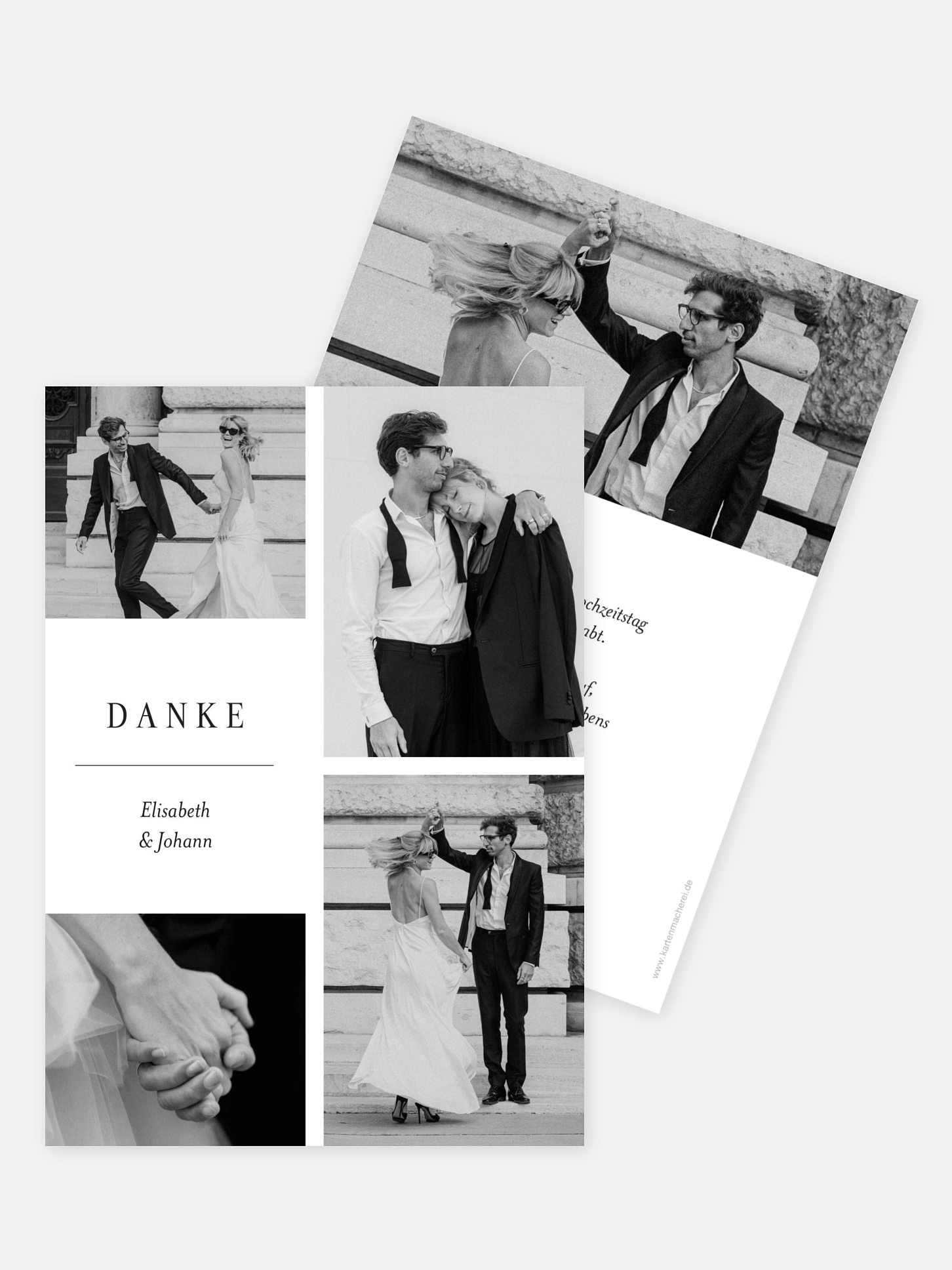 Dankeskarte Hochzeit Zarte Momente