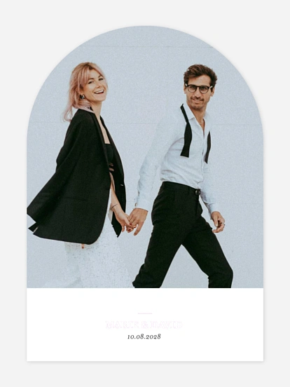 Dankeskarte Hochzeit Schlichte Dankbarkeit